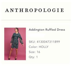 Donna Morgan Addington Ruffled Dress - 16 (holly)